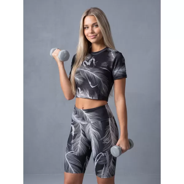  Jambiere de damă deasupra genunchiului premium ALTISPORT VOJ/ALW001LEG02 GRI INCHIS 
