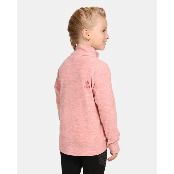  Hanorac fleece pentru copii KILPI ALACANT-J UJ0203KI ROZ DESCHIS 