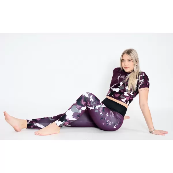  Jambiere lungi premium de damă ALTISPORT VOJ/ALW022LEG01 VIOLET 
