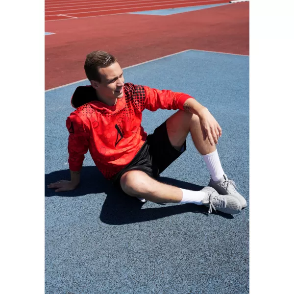  Hanorac funcțional premium pentru bărbați ALTISPORT VOJ/ALM005MI01 ROȘU 
