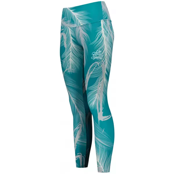  Jambiere lungi premium de damă ALTISPORT VOJ/ALW001LEG01 SMARALD 