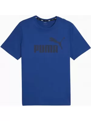 Tricou pentru bărbați PUMA ESS LOGO TEE 586667-59 ALBASTRU