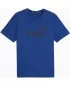 Tricou pentru bărbați PUMA ESS LOGO TEE 586667-59 ALBASTRU