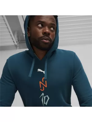 Hanorac pentru bărbați PUMA NJR CREATIVITY LOGO HOODY 658955-13 ALBASTRU