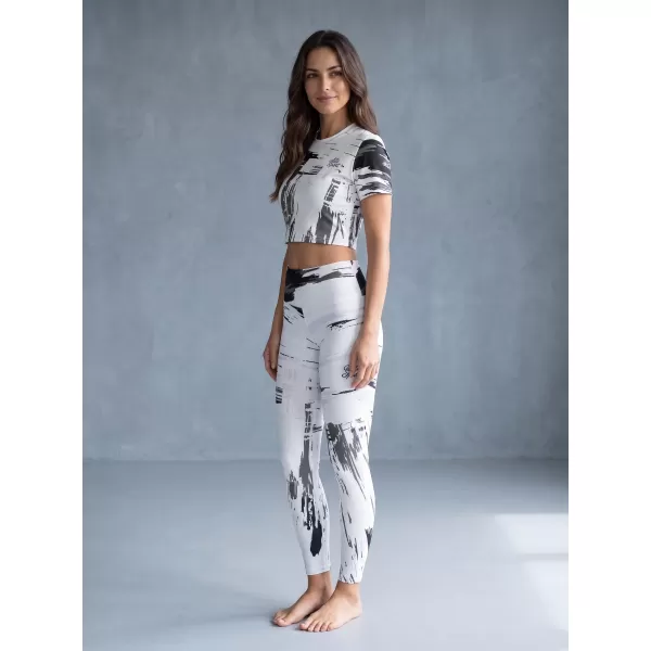  Jambiere lungi premium de damă ALTISPORT VOJ/ALW010LEG01 ALB 