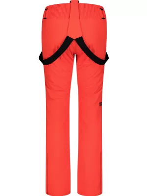 Pantaloni de schi pentru femei NORDBLANC INDESTRUCTIBLE NBWP7939 CERNEALĂ PORTOCALIE