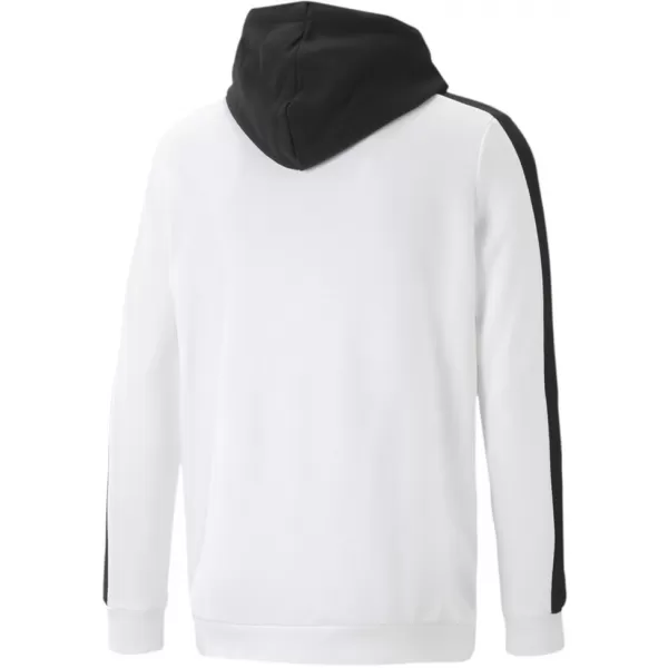  Hanorac pentru bărbați PUMA ESS BLOCK X TAPE HOODIE 675173-01 NEGRU 