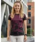 Tricou funcțional premium pentru femei ALTISPORT VOJ/ALW012TR01 VIOLET/NEGRU