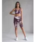 Dámské legíny nad kolena premium ALTISPORT VOJ/ALW010LEG02 FIALOVÁ