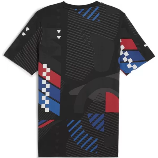  Tricou pentru bărbați PUMA BMW MMS AOP TEE 624153-01 NEGRU 