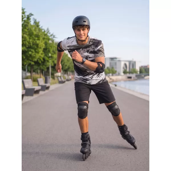  Tricou funcțional premium pentru bărbați ALTISPORT VOJ/ALM014TR01 GRI NEGRU 