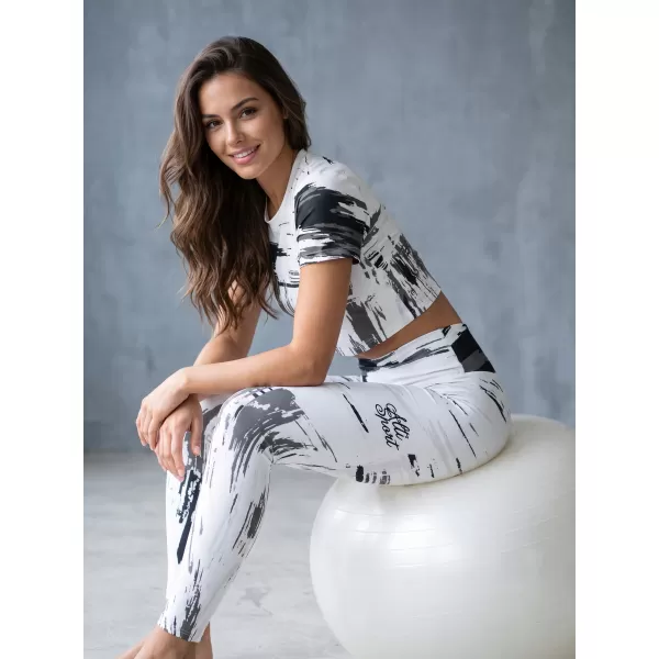  Jambiere lungi premium de damă ALTISPORT VOJ/ALW010LEG01 ALB 