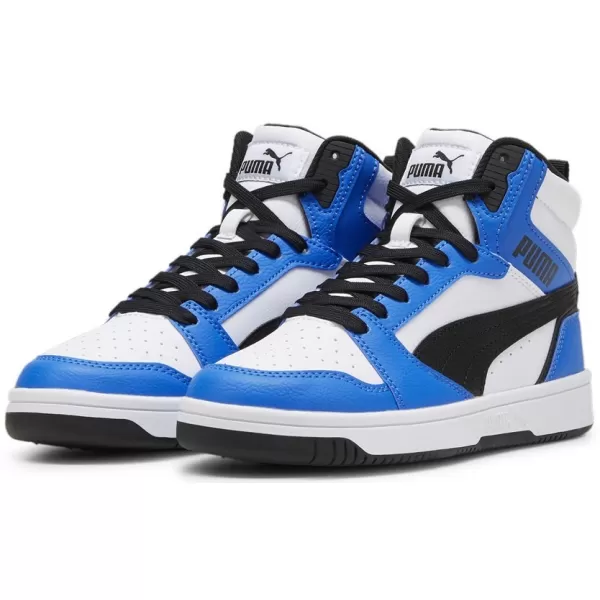 Pantofi pentru copii PUMA REBOUND V6 MID JR 393831-06 ALB 