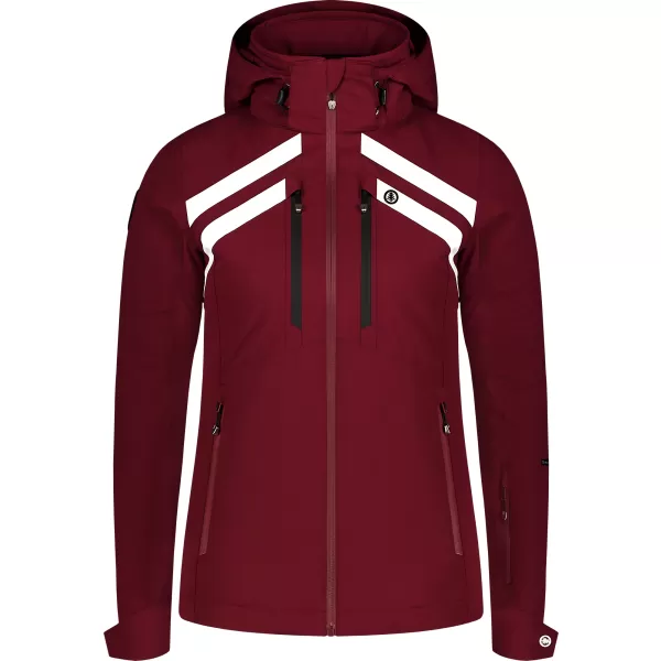  Jachetă de schi pentru femei NORDBLANC CREVASSE NBWJL7932 BURGUNDIA 