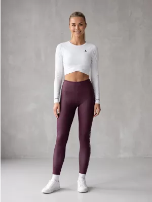 Jambiere lungi premium de damă ALTISPORT VOJ/ALW021LEG01 VIOLET