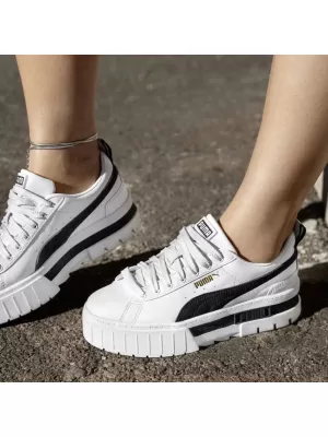 Pantofi de dama PUMA MAYZE LTH WN S 381983-01 ALB