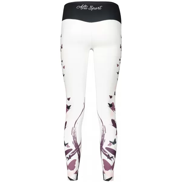  Jambiere lungi premium de damă ALTISPORT VOJ/ALW022LEG01 ALB 