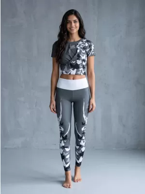 Jambiere lungi premium de damă ALTISPORT VOJ/ALW022LEG01 GRI