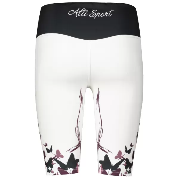  Dámské legíny nad kolena premium ALTISPORT VOJ/ALW022LEG02 BÍLÁ 
