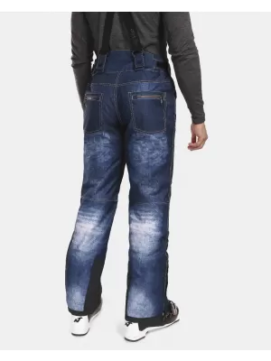 Pantaloni de schi pentru bărbați KILPI DENIMO-M UM0407KI ALBASTRU ÎNCHIS