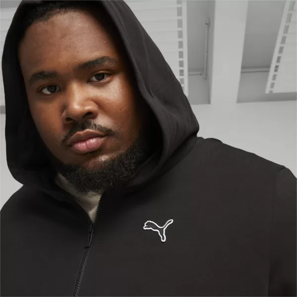 Hanorac pentru bărbați PUMA BETTER ESSENTIALS FZ HOODIE 675979-01 NEGRU 