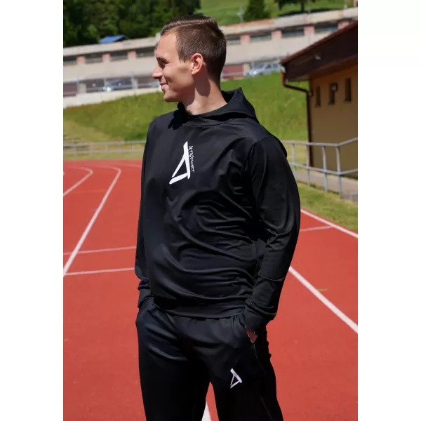  Hanorac funcțional premium pentru bărbați ALTISPORT VOJ/ALM013MI01 NEGRU 
