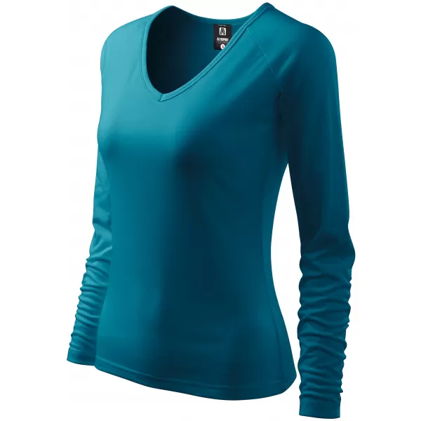  Tricou de damă cu mâneci lungi ALTISPORT NoPrint NP/ALW721 TURCOAZ ÎNCHIS 