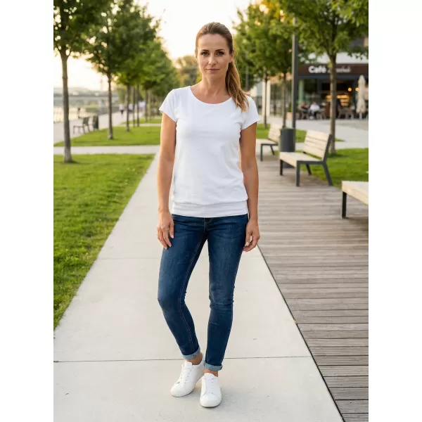  Tricou pentru femei ALTISPORT NoPrint NP/ALW021 ALB 