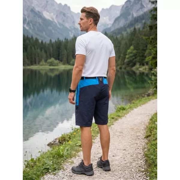  Pantaloni scurți pentru bărbați SAM 73 CELESTINO MS 814 ALBASTRU STRĂLUCITOR 