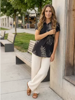 Bluza de dama KIXMI SARAH NEGRU