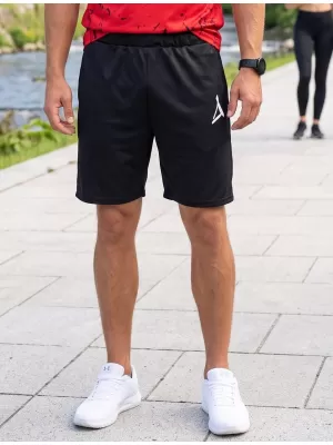 Pantaloni scurți funcționali premium pentru bărbați ALTISPORT VOJ/ALM013KRA01 NEGRU