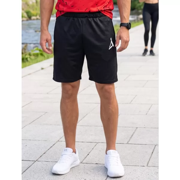 Pantaloni scurți funcționali premium pentru bărbați ALTISPORT VOJ/ALM013KRA01 NEGRU 