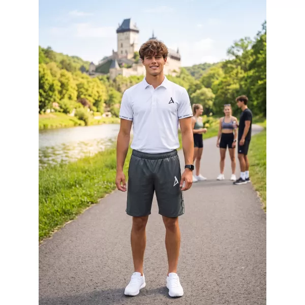  Pantaloni scurți funcționali premium pentru bărbați ALTISPORT VOJ/ALM021KRA01 GRI 