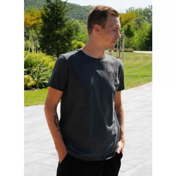  Tricou pentru bărbați KIXMI SOREN GRI INCHIS 
