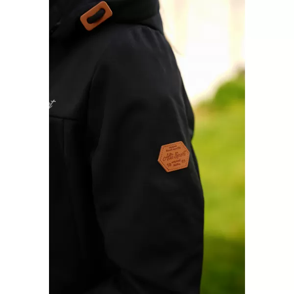  Palton softshell dama ALTISPORT CIARA NEGRU ROZ 