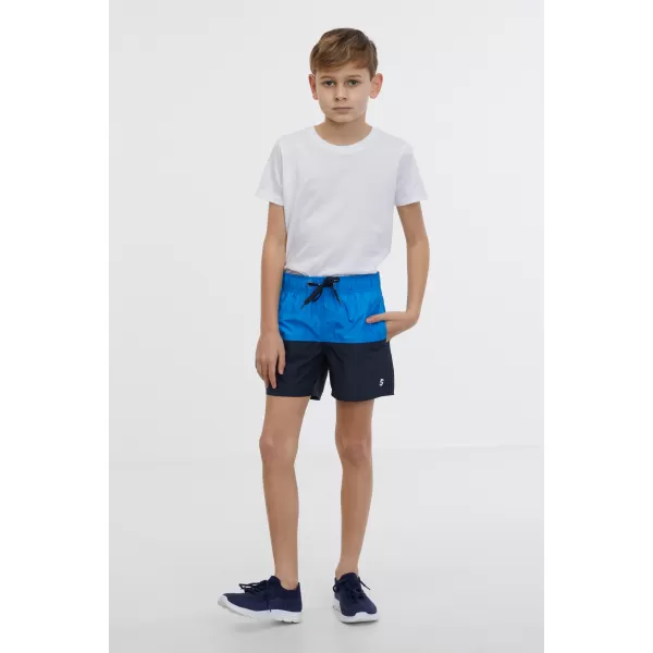  Pantaloni scurți de înot pentru băieți SAM 73 YODA KS 515 ALBASTRU STRĂLUCITOR 
