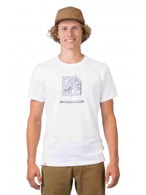 Tricou pentru bărbați HANNAH MIKO ALB