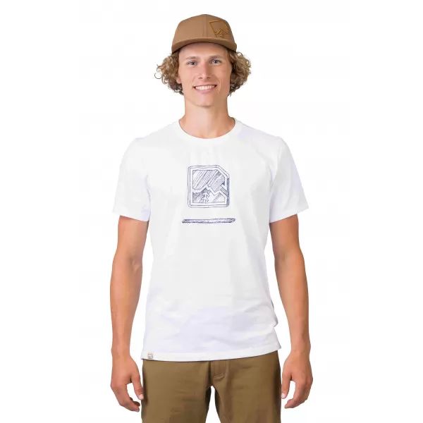  Tricou pentru bărbați HANNAH MIKO ALB 