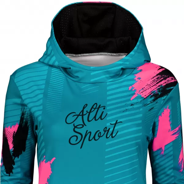  Hanorac funcțional premium pentru femei ALTISPORT VOJ/ALW027MI01 KEROSENUL 
