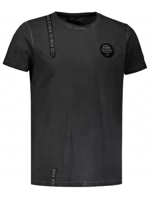 Tricou pentru bărbați KIXMI SIMEON GRI INCHIS