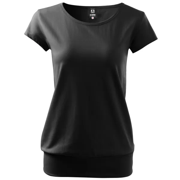  Tricou pentru femei ALTISPORT NoPrint NP/ALW021 NEGRU 