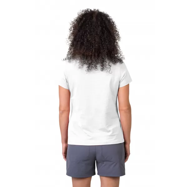  Tricou pentru femei HANNAH ARIA ALB 