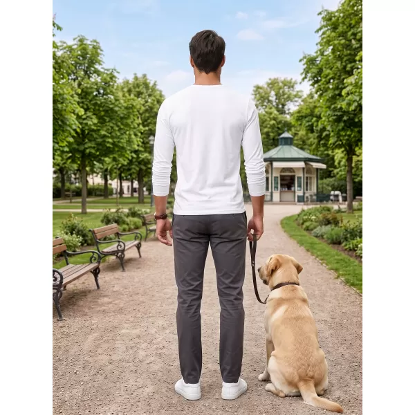  Tricou pentru bărbați cu mâneci lungi ALTISPORT NoPrint NP/ALM911 ALB 