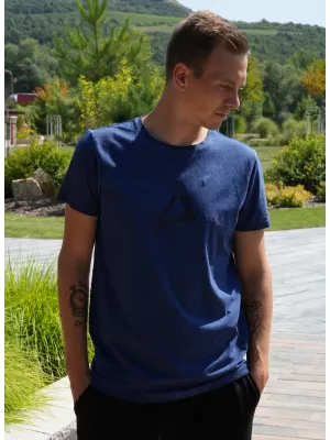 Tricou pentru bărbați ALTISPORT CADMAN ALBASTRU INCHIS