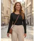 Tricou de damă cu mâneci lungi ALTISPORT NoPrint NP/ALW931 NEGRU