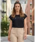 Tricou pentru femei SAM 73 OCTAVIA WT 921 NEGRU