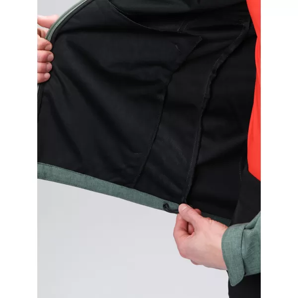  Jachetă softshell pentru bărbați LOAP LADAN SFM2401 VERDE 