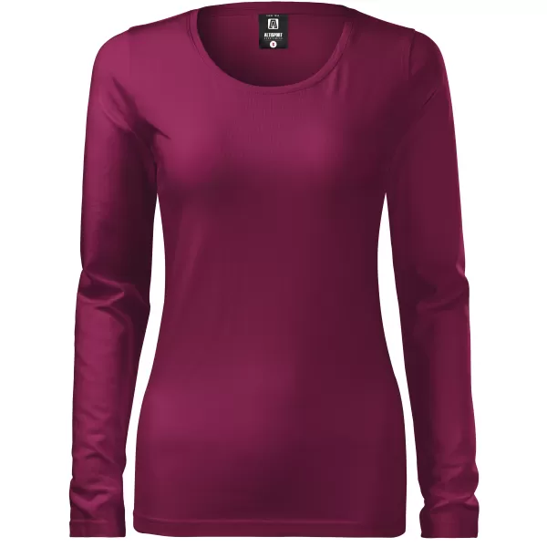  Tricou de damă cu mâneci lungi ALTISPORT NoPrint NP/ALW931 FUCSIE 