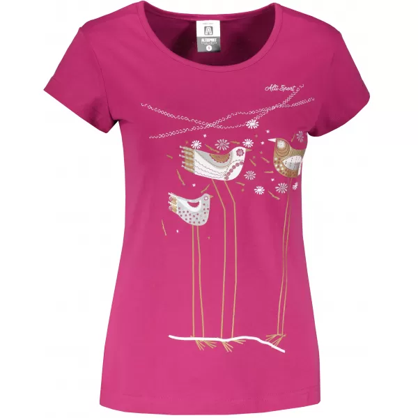  Dámské triko ALTISPORT CARRYOVER ALW043122 FUCHSIA RED 