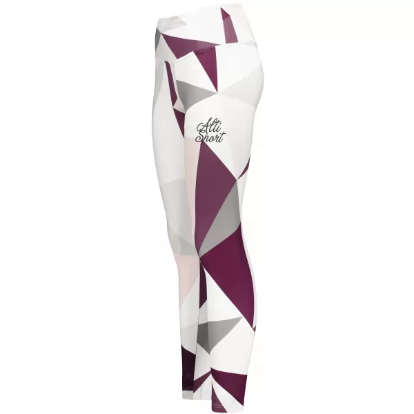  Jambiere lungi premium de damă ALTISPORT VOJ/ALW007LEG01 ALB 